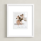 "Classic Snap: Portrait Framed Photo" - Framed Photo in Quartz by Minted - Framed