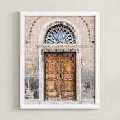 "Hellas III" - Art Print in Rust by Lindsay Ferraris Photography - Framed