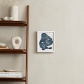 "She Was Home" - Art Print in Navy by Naava Katz - In a Room