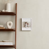 "Heart Outline: Portrait Foil Framed Photo" - Foil Framed Photo in Gold by Itsy Belle Studio - In a Room