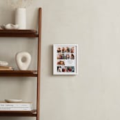 "Nine Photo: Portrait Framed Photo" - Framed Photo in White by Leia Matt - In a Room