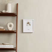"Stamped Snap: Framed Photo" - Framed Photo in White by Minted - In a Room