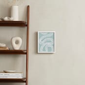 "River of Dots" - Art Print in light blue by Jorey Hurley - In a Room
