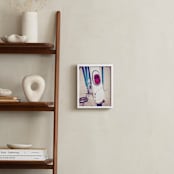 "Vintage Bike Back" - Art Print in Gravel beige by Johanna Phillips Huuva - In a Room