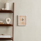 "Masterpiece of Nature - Emerson" - Art Print in Peach by Debb W - In a Room