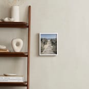"Grassy Beach" - Art Print in Sandy Neutrals by Michelle Jean - In a Room