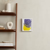 "Skeleton Petals 2" - Art Print in Violet by Maggie Ramirez Burns - In a Room