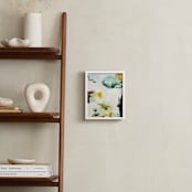 "quiet" - Art Print in white by Beth Allen - In a Room