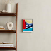 "Sun Prize" - Art Print in Sunrise Red by Kara Kramer - In a Room