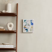 "Papers No. 26.1" - Art Print in Vivid blue by Erin McCluskey Wheeler - In a Room