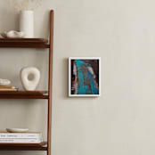 "Distressed Under The Tobin" - Art Print in Teal Blue by Sheila Corcoran - In a Room