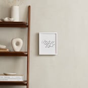 "Be Still My Soul" - Art Print in White by Katrina Lindhorst - In a Room