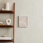 "Her Falling Petals" - Art Print in Cream by Sarah Lund - In a Room
