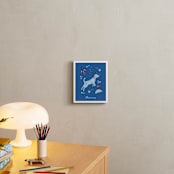 "Space Pup" - Personalized Art Print in Celestial by Kristin Mastoras - In a Room