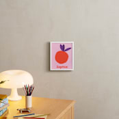 "My Fruity Family III" - Personalized Art Print in Citrus by Marta Crea - In a Room