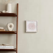 "Graphite Kaleidoscope" - Art Print in Blush by Lorent and Leif - In a Room