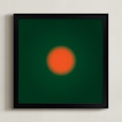 "Sun in the dust. Variations 4" - Art Print in Vintage green by Arash Fattahi Acosta - Framed