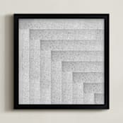 "Cementine" - Art Print in Stone by elena diaz - Framed