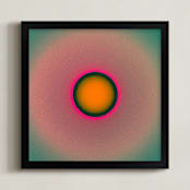 "Sun in the dust. Variations 2" - Art Print in Rainbow Sky by Arash Fattahi Acosta - Framed
