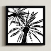 "Pattern In The Sky" - Art Print in Black and White by Leslie Le Coq - Framed
