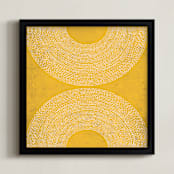 "sunrise sunset" - Art Print in Sunshine by Kerry Doyle - Framed
