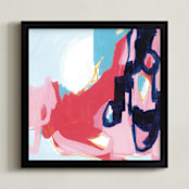 "Opus" - Art Print in Brilliant Magenta by Katie Craig - Framed