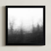 "Motion Series 2" - Art Print in Rail Gray by Sally M. Olivier - Framed