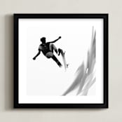 "Skate 2" - Art Print in Charcoal by Amy Hall - Framed