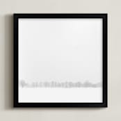 "the TREES" - Art Print in cloudy white by Gail Schechter - Framed