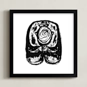 "Zen Mind" - Art Print in Zen Black by Stuart Heir - Framed
