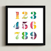 "Count on Me" - Art Print in Colorful by Stacy Kron - Framed
