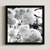 "Spring Noir 5" - Art Print in Fog by Sarah Johnson - Framed
