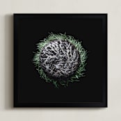 "The Space We Are Given" - Art Print in Pale Grass by Elky Ink - Framed
