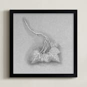 "Ivy Branch" - Art Print in Silver by Meghan Lacey - Framed