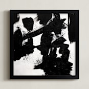 "Feeling in Black and White" - Art Print in Feeling by Ilze Lucero - Framed