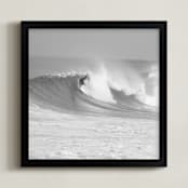 "Like Skater boys on Water III" - Art Print in Black and White by Annie Seaton - Framed