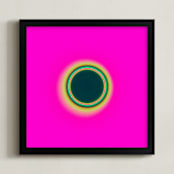 "Sun in the dust. Variations 17" - Art Print in Magenta Darkness by Arash Fattahi Acosta - Framed