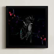 "Usok" - Art Print in Smoke and Color by Augusto Paolo Bringas Dizon - Framed