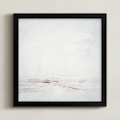 "Neutral Tranquility " - Art Print in Cool Grey by Deb Presutto - Framed