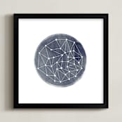 "Constellation" - Art Print in Midnight by Annie Clark - Framed