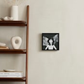 "Wings" - Art Print in Black by Deynaaz Daraei - In a Room