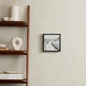 "The River Runs Through" - Art Print in Black and White by Austin Warnock - In a Room