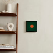 "Sun in the dust. Variations 4" - Art Print in Vintage green by Arash Fattahi Acosta - In a Room