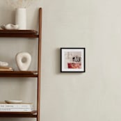 "A Study of Home I" - Art Print in Charcoal Grey and Cream by Two if by Sea Studios - In a Room