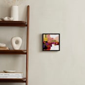 "A Ledge" - Art Print in Peachy Pink by Mande Calhoun - In a Room