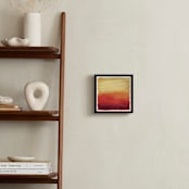 "Radiance" - Art Print in Sunrise by Hooray Creative - In a Room