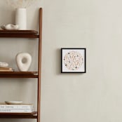 "Criss Cross" - Art Print in Warm Blush by Annie Clark - In a Room