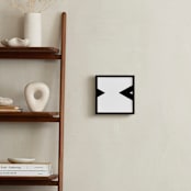 "Glyphs | Geometric" - Art Print in White by Jack Knoebber - In a Room
