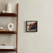 "Monarch Study #2" - Art Print in Monarch Orange by Stacy Kron - In a Room