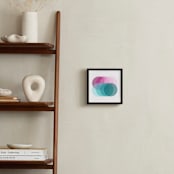 "Missed Connection" - Art Print in Miami Magenta by Kristina E Lucas - In a Room